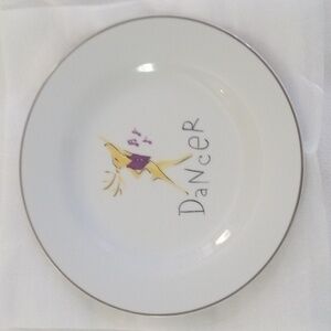 Pottery Barn Reindeer 'Dancer" Plate